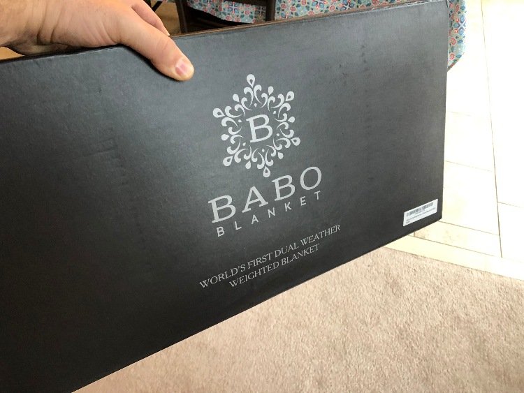 babo weighted blanket box